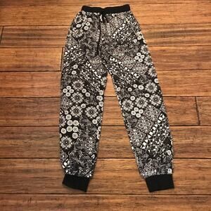 Joe Benbasset Pants Black and White Joggers